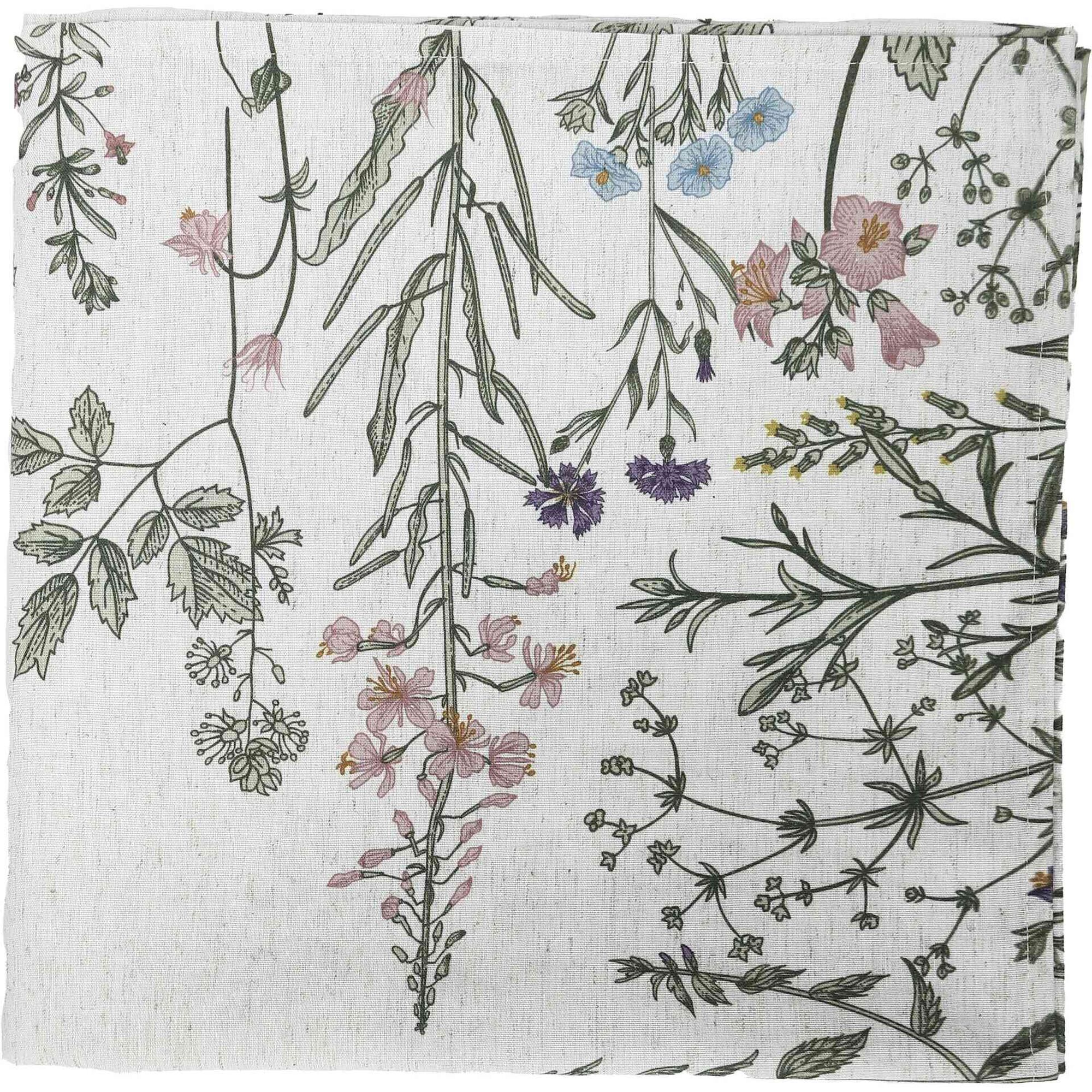 Toalha de Mesa 200x150cm Silvestre Deep Moss Kasa