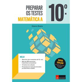 Preparar os Testes - Matem&aacute;tica A 10.&ordm; Ano  Educa&ccedil;&atilde;o