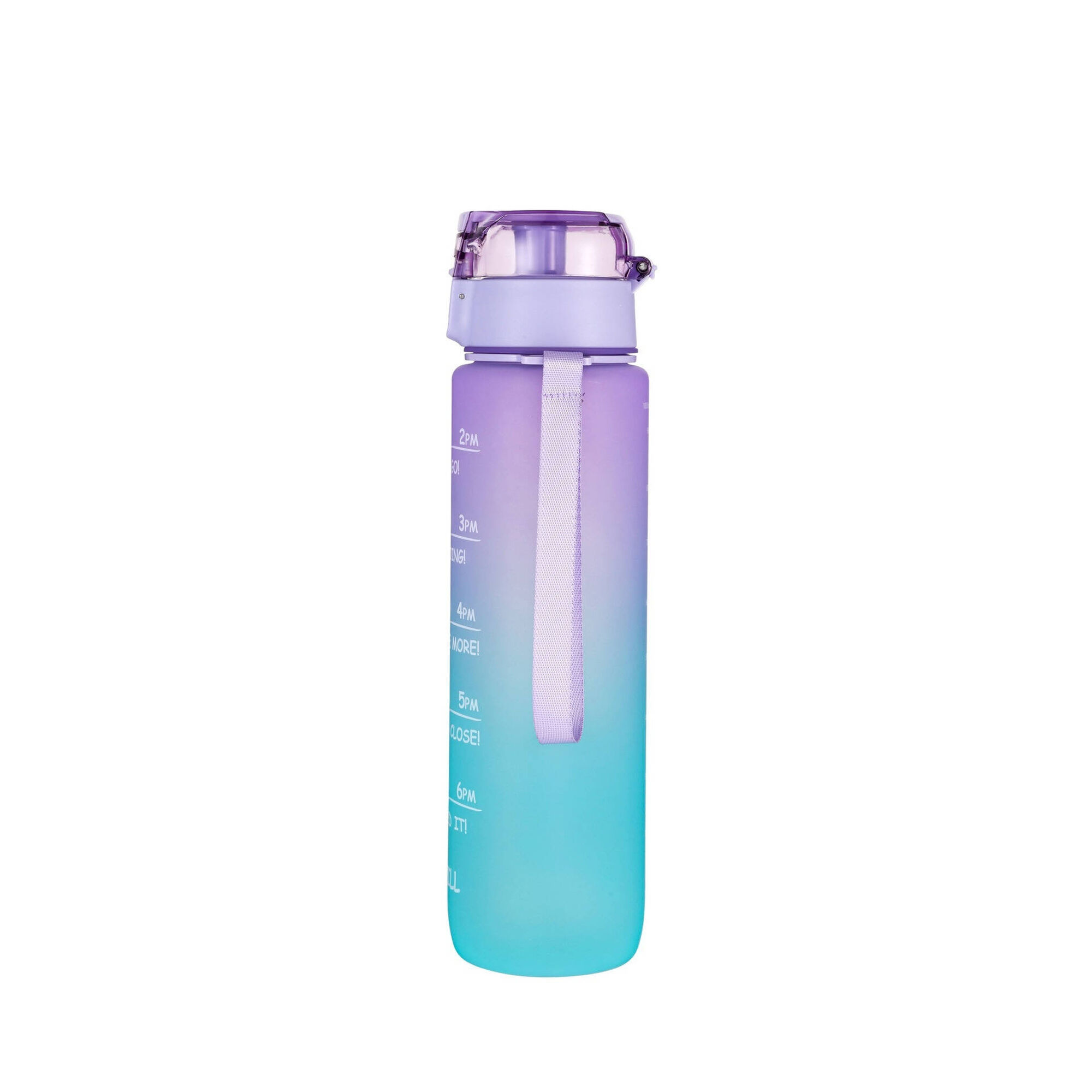 Garrafa Pl&aacute;stico Lil&aacute;s e Azul 1L Colors Kasa
