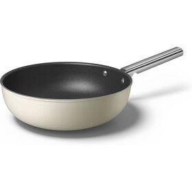 Wok Antiaderente Alum&iacute;nio 30cm Creme