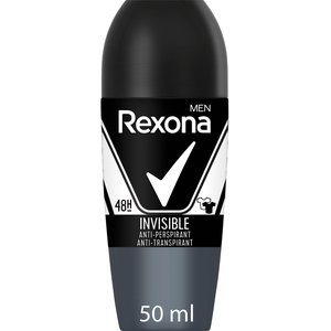 Desodorizante Roll On Invisible Black & White Rexona Men