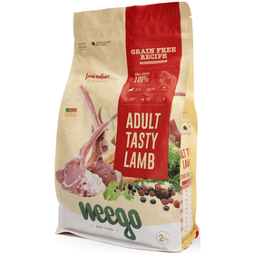 Ra&ccedil;&atilde;o para C&atilde;o Adulto Borrego Grain Free Weego