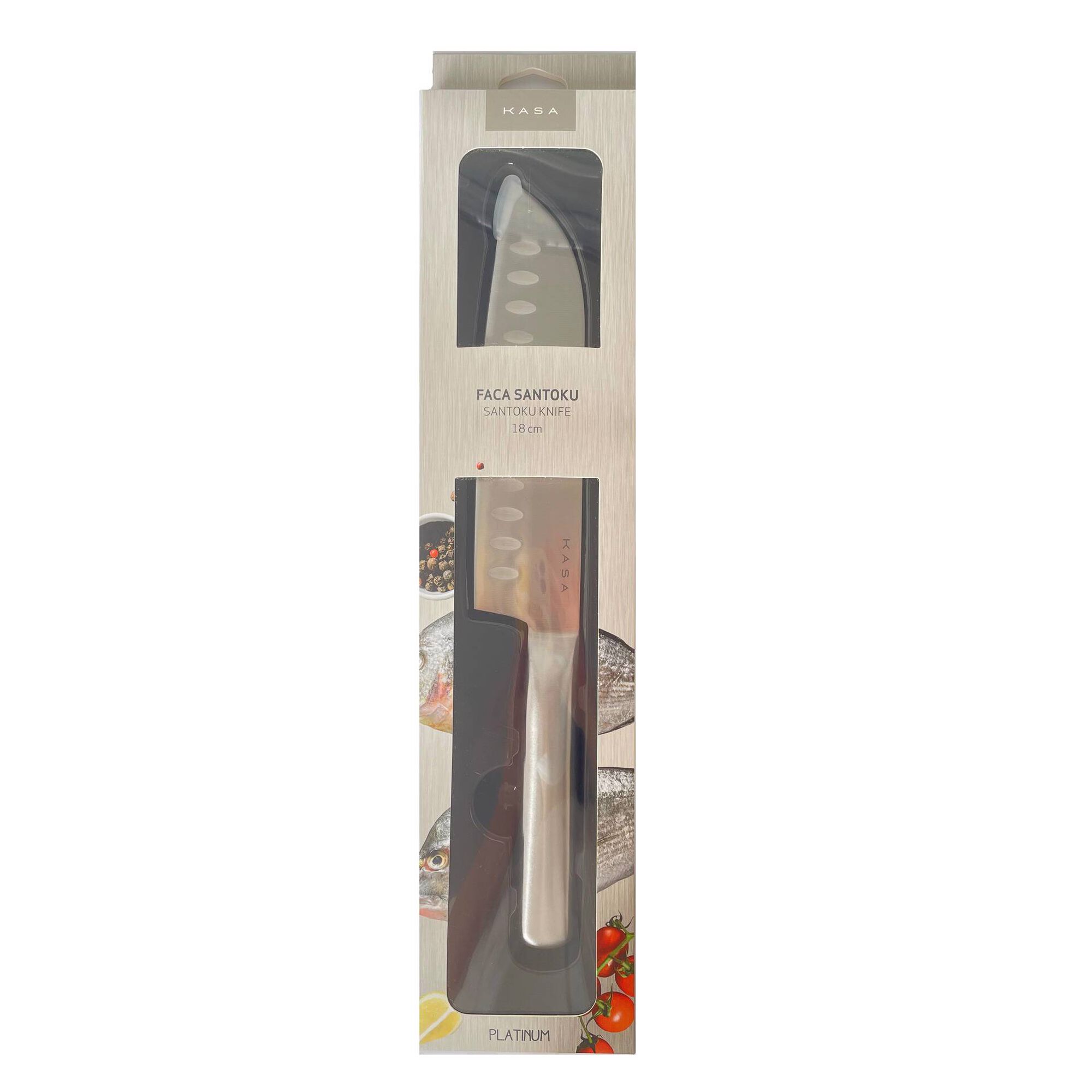 Faca Santoku 18cm Platinum