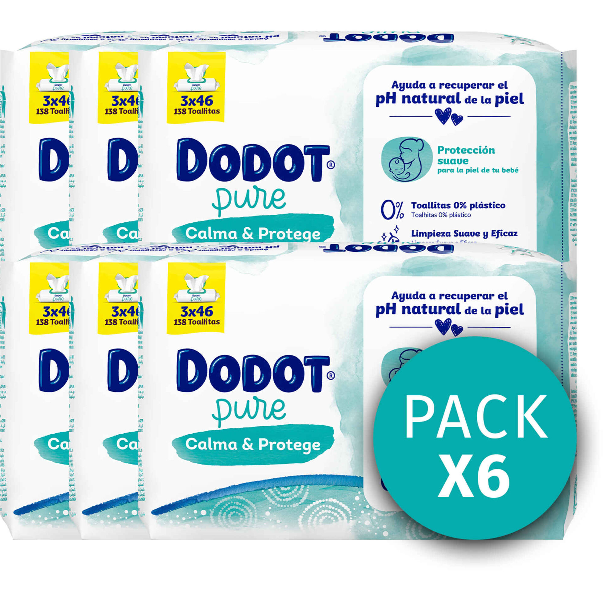 Box Toalhitas Beb&eacute; Aqua Pure Aloe Vera XXL