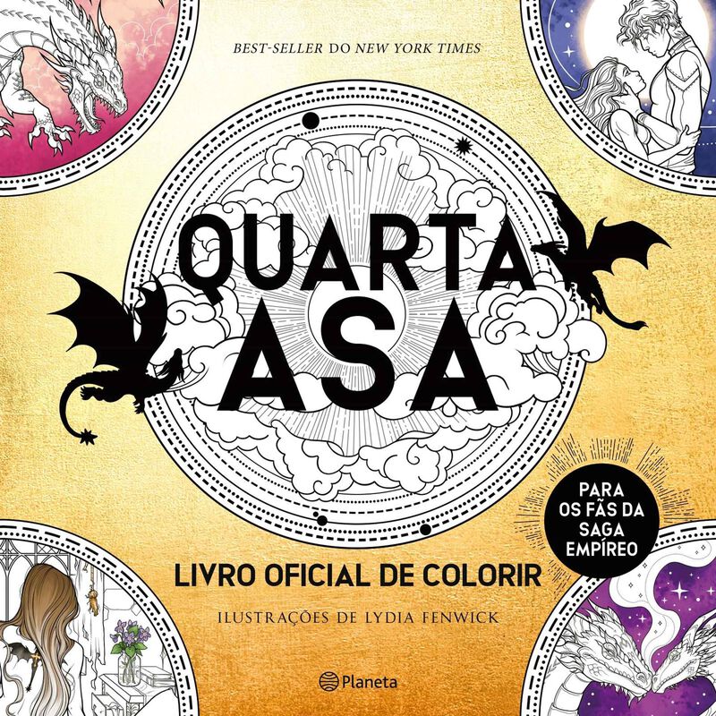 Quarta Asa (Livro de Colorir) de Rebecca Yarros