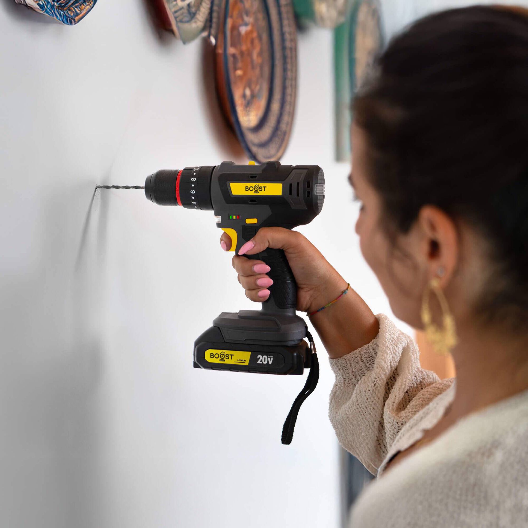 Berbequim sem Fios com Bateria e Mala Boost