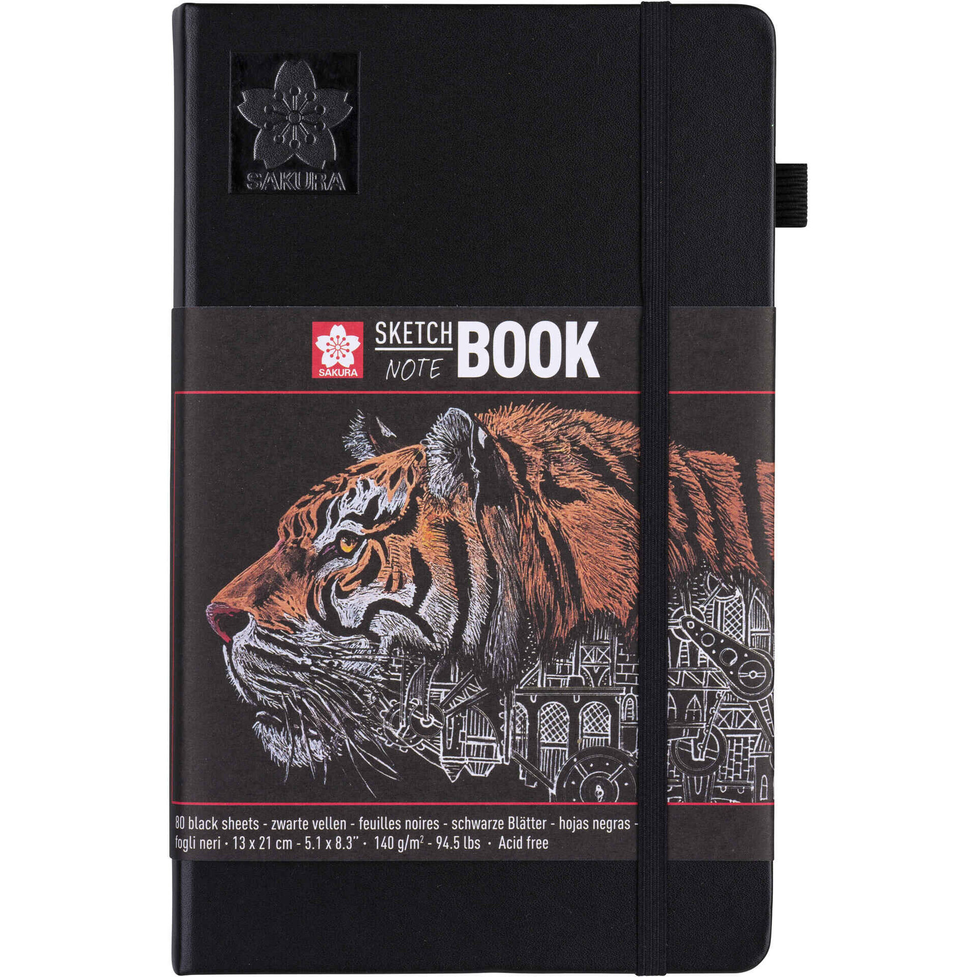 Caderno para Desenho com Folhas Pretas