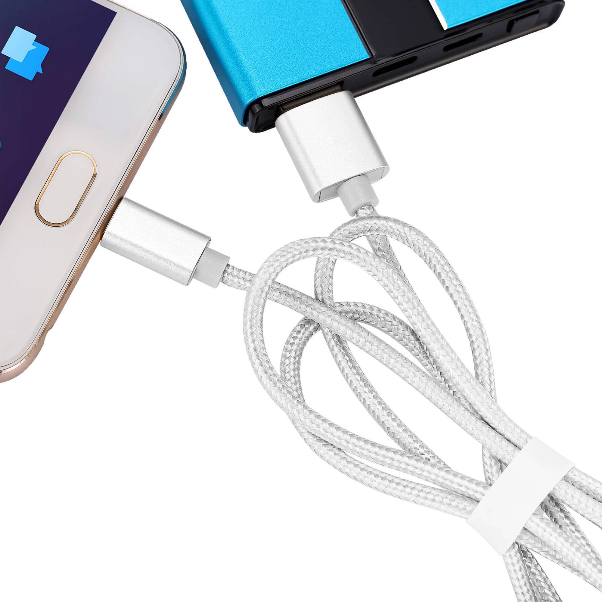 Cabo de Telem&oacute;vel 1,2m Micro USB Basic (v&aacute;rias cores)