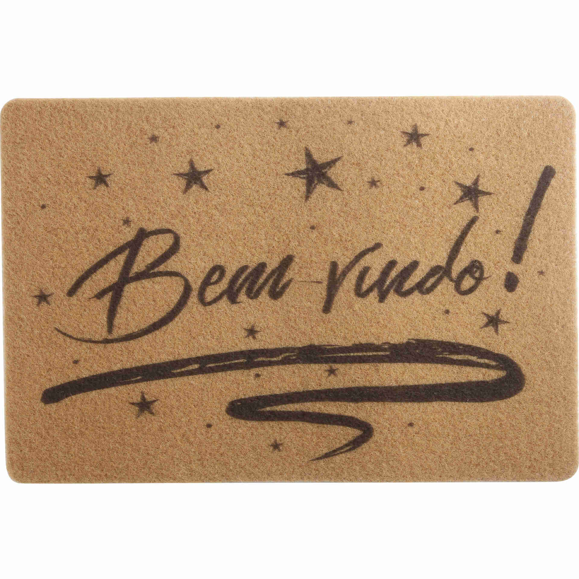 Capacho Bem-vindo 40x60cm Bazar&atilde;o
