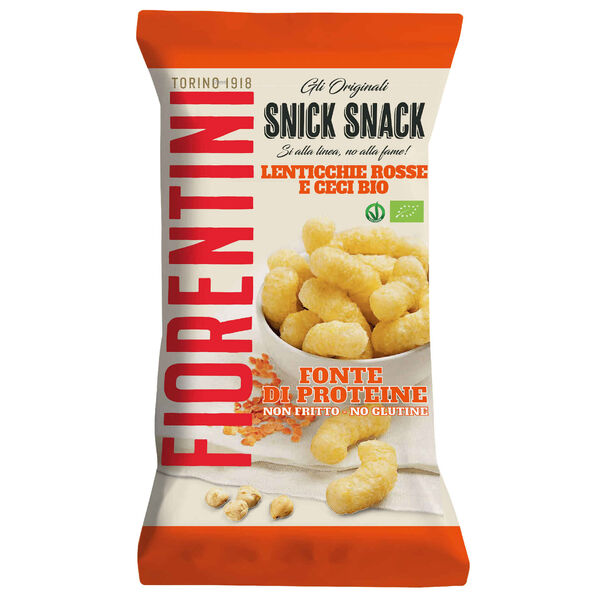 Snacks de Lentilhas Vermelhas e Grão de Bico sem Glúten Fiorentini