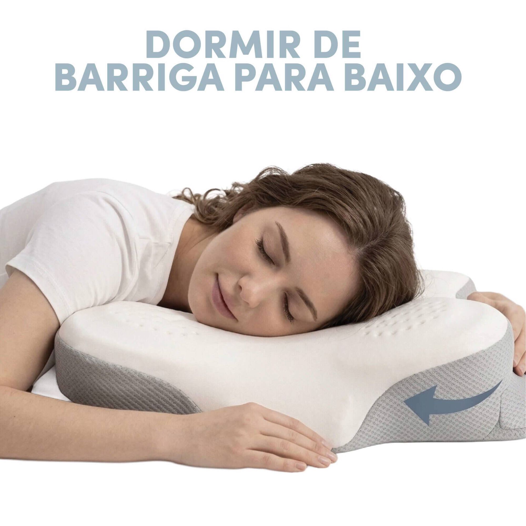 Almofada 62x37x14,4cm Cervical Viscoel&aacute;stica Kasa
