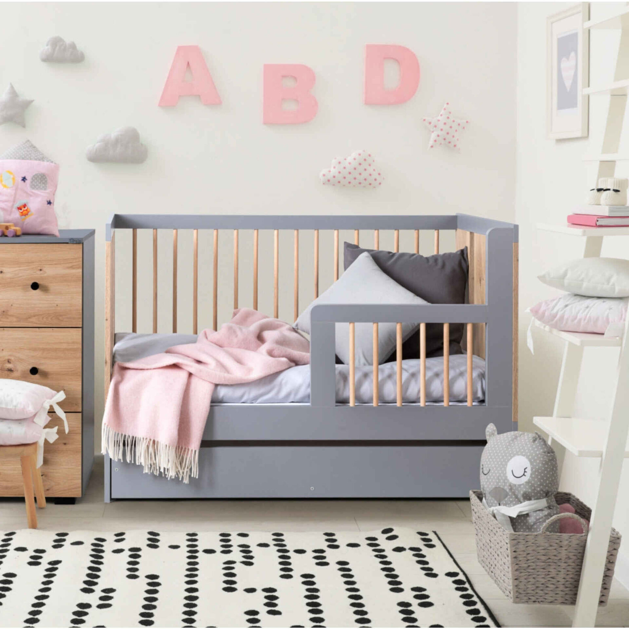 Gavetão 119x62x16cm Pauline Grafite Gavetão 119x62x16cm Pauline Grafite