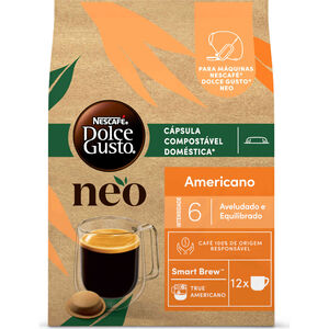 Cápsulas de Café Americano Int 6 Nescafé Dolce Gusto Neo