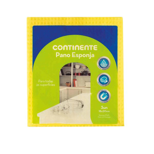 Pano Esponja Cozinha Continente