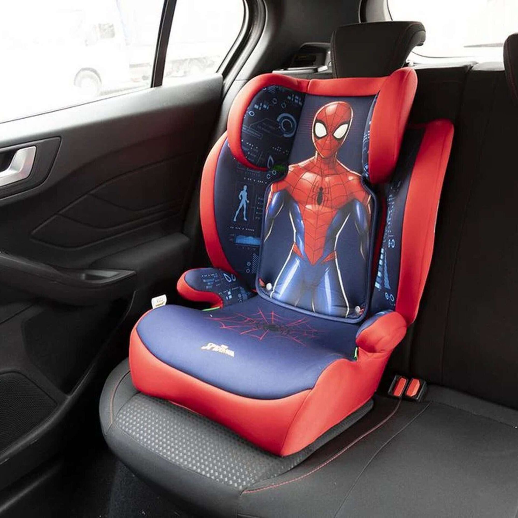 Cadeira Auto I-Size 100-150cm Spider Azul e Vermelho Disney