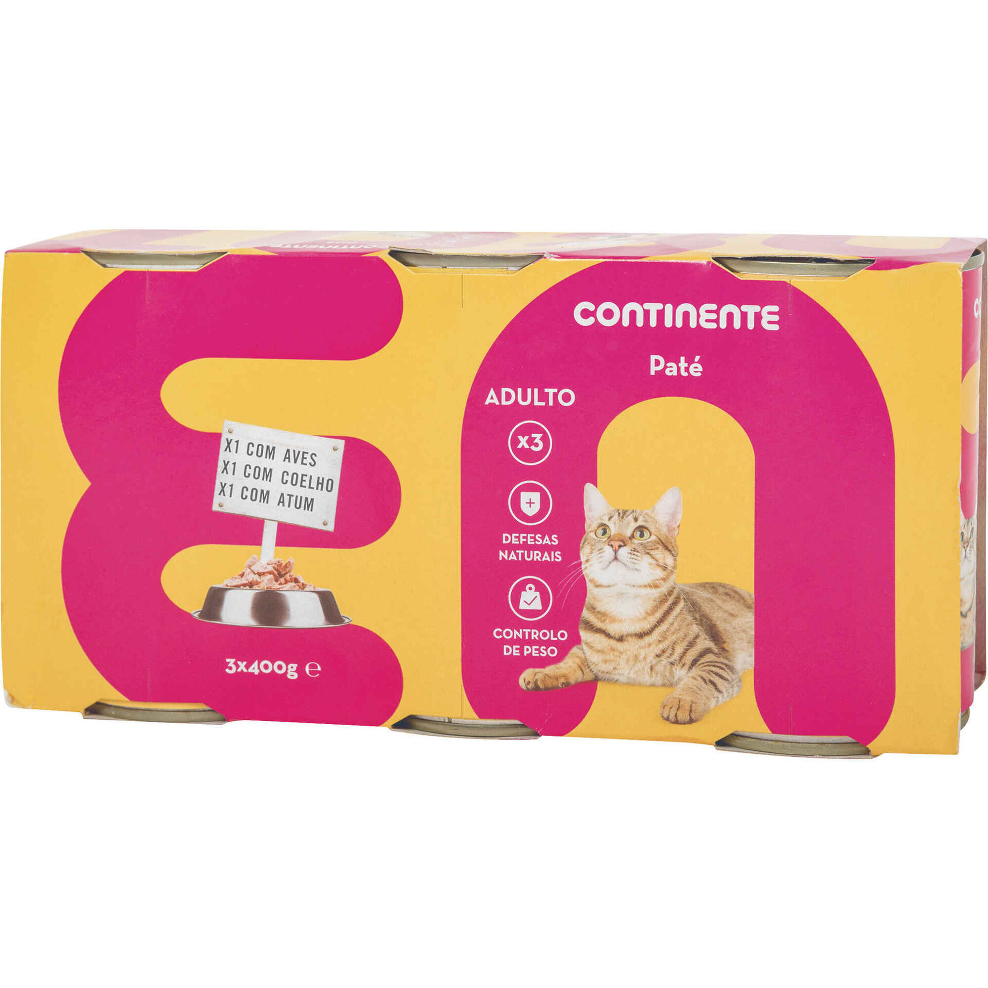 Comida Húmida para Gato Adulto Patê Lata Comida Húmida para Gato Adulto Patê Lata