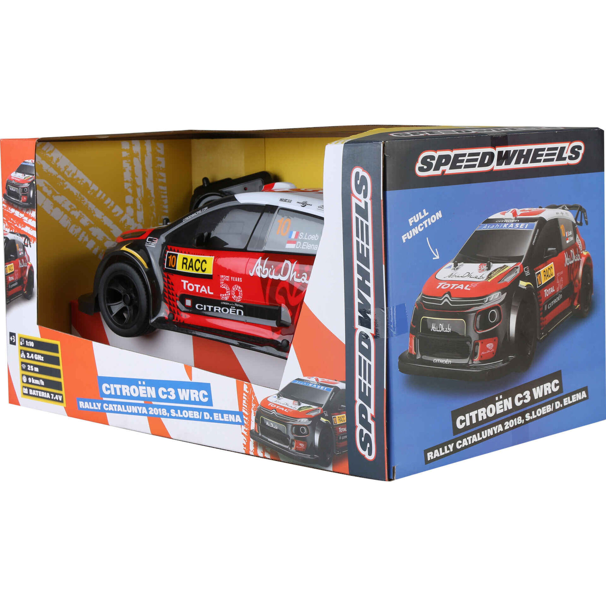Zoko Speed Wheels - Carro Telecomandado Citro&euml;n C3 WRC 1:10