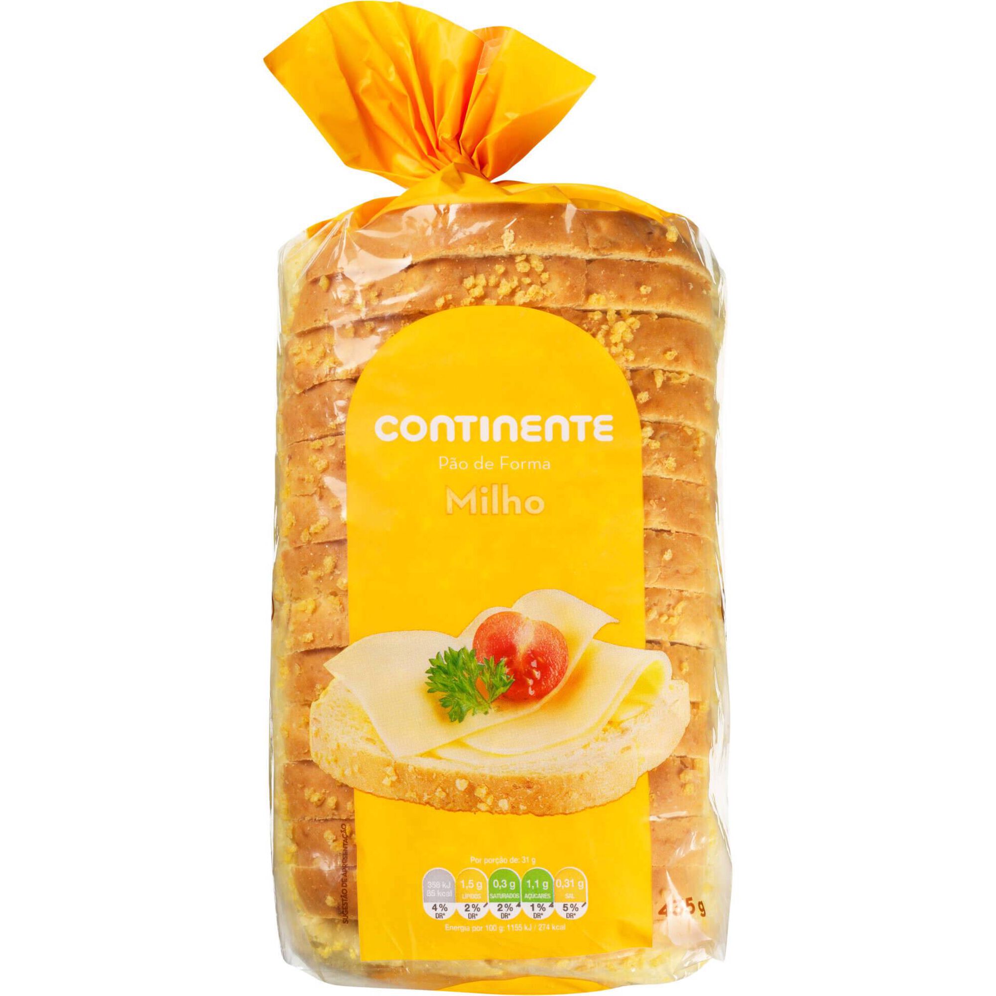 Pão de Forma de Milho com Côdea