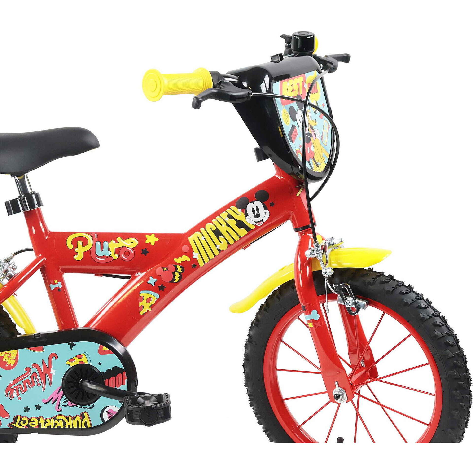 Bicicleta de Crian&ccedil;a 14" 4-6 Anos Mickey