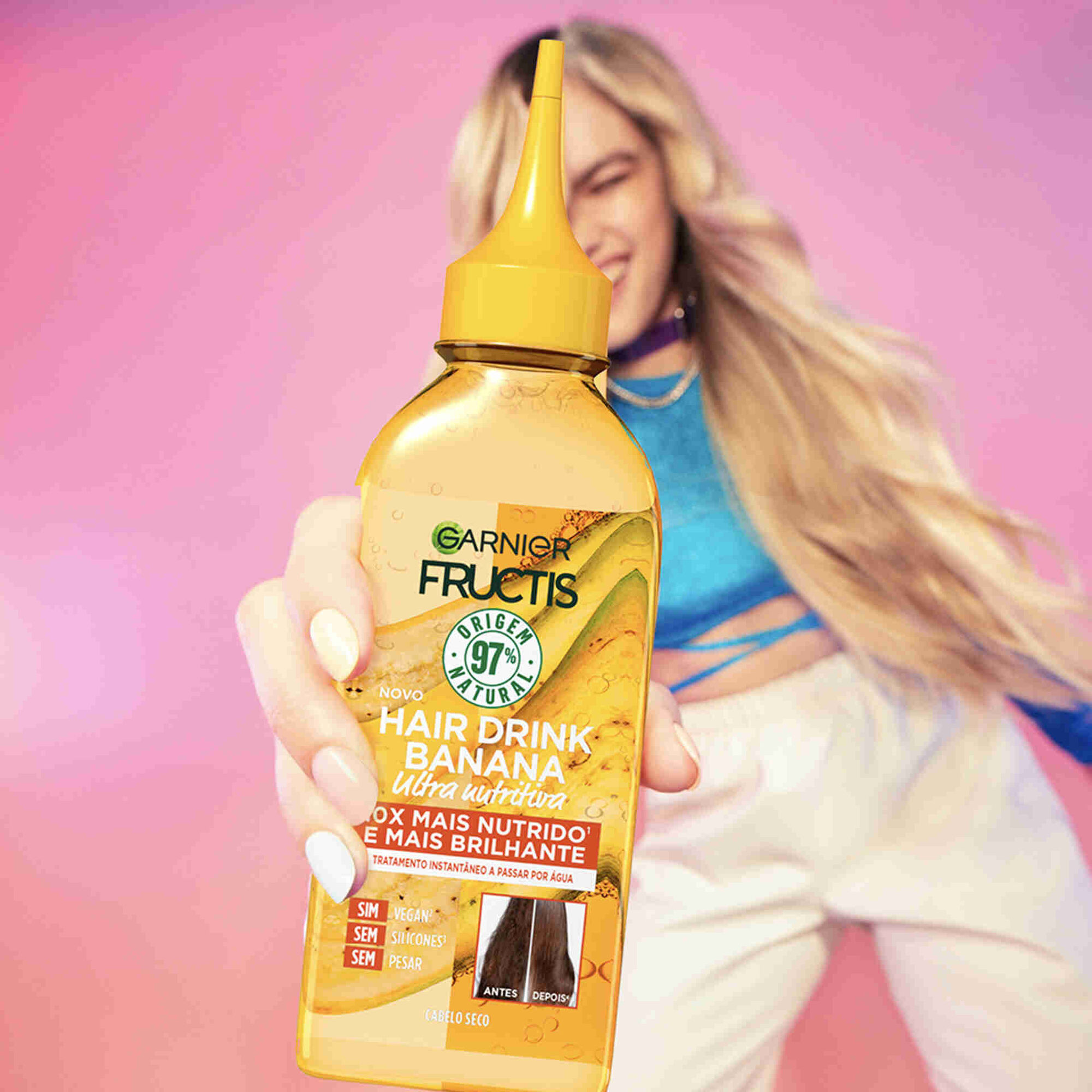 Sérum Cabelo Fructis Hair Drink Banana
