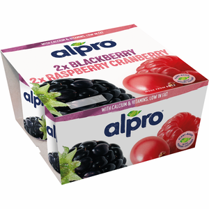 Yofu Soja Pedaços Framboesa e Amora Alpro