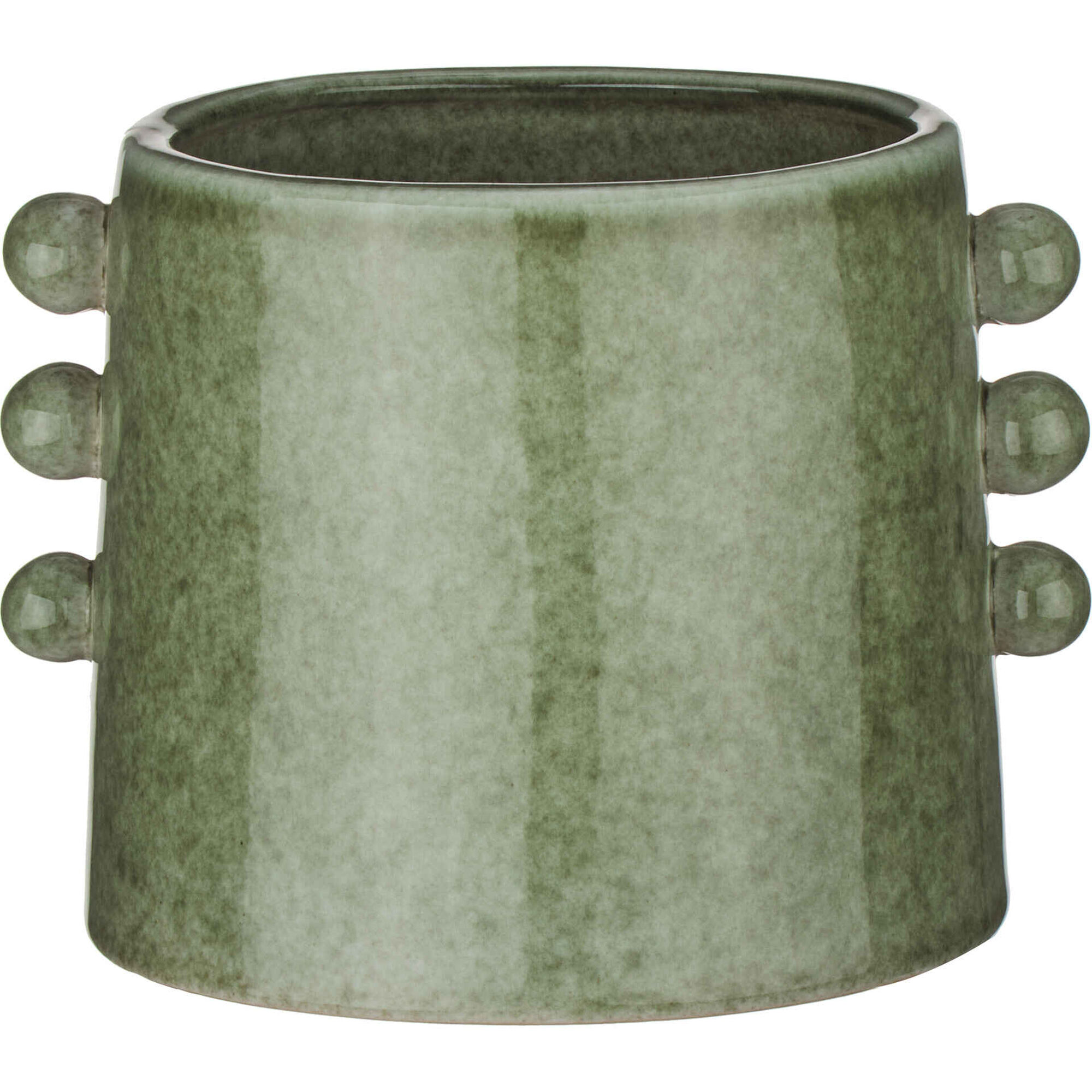 Vaso Verde 3 Bolinhas