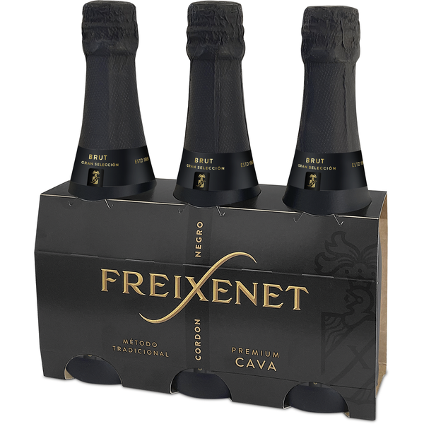 Freixenet Cordon Negro Espumante Cava Bruto Branco Conjunto