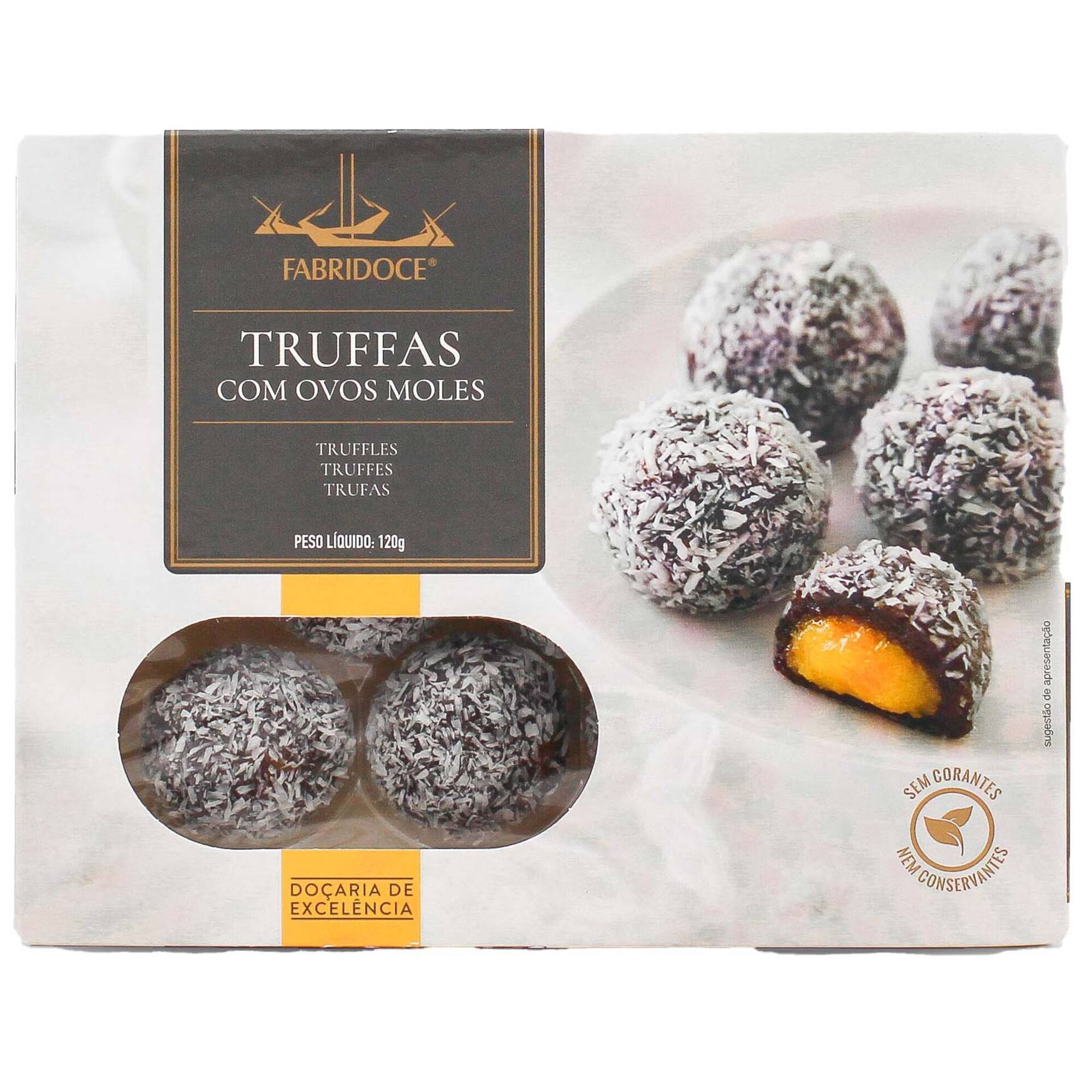 Trufas com Ovos Moles