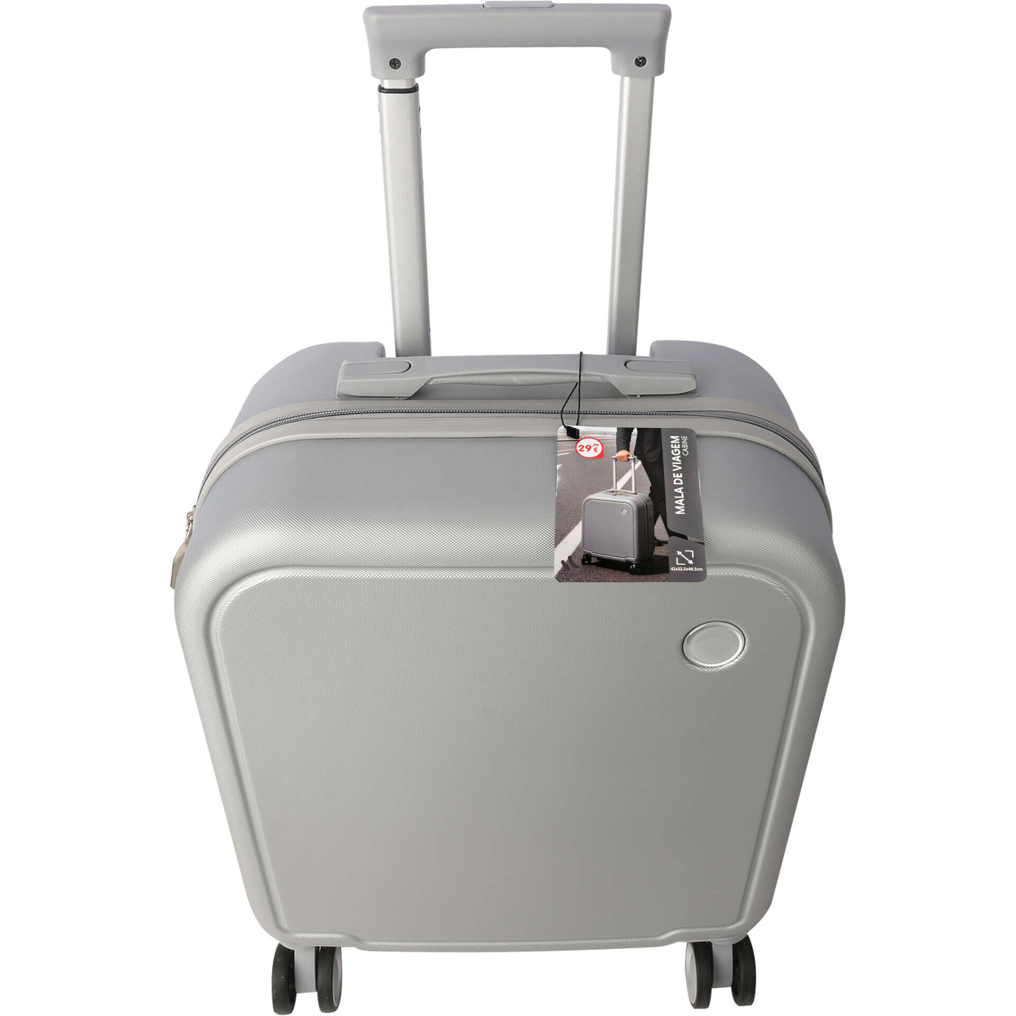 Trolley de Cabine de Viagem Abs Cinza 52 Bazar&atilde;o