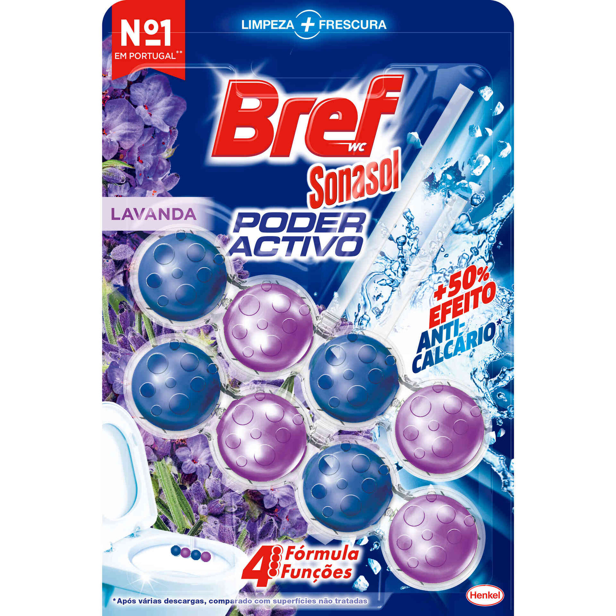 Bloco Sanitário Poder Ativo Lavanda Bloco Sanitário Poder Ativo Lavanda