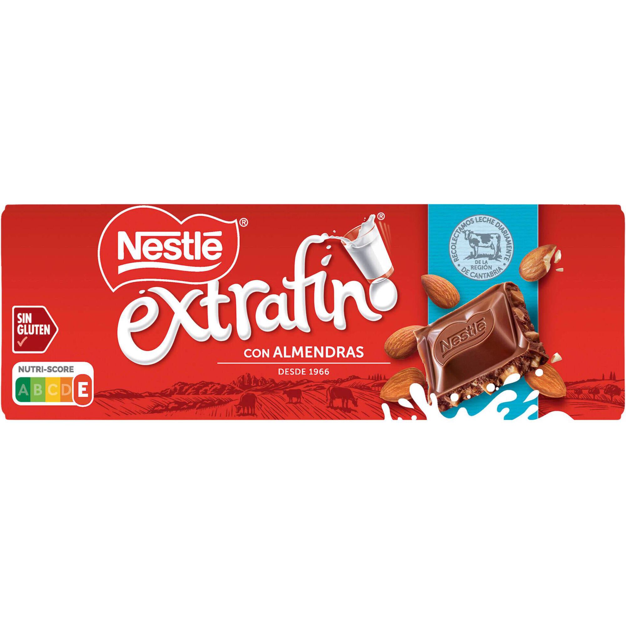 Tablete de Chocolate de Leite com Amêndoa Extrafino