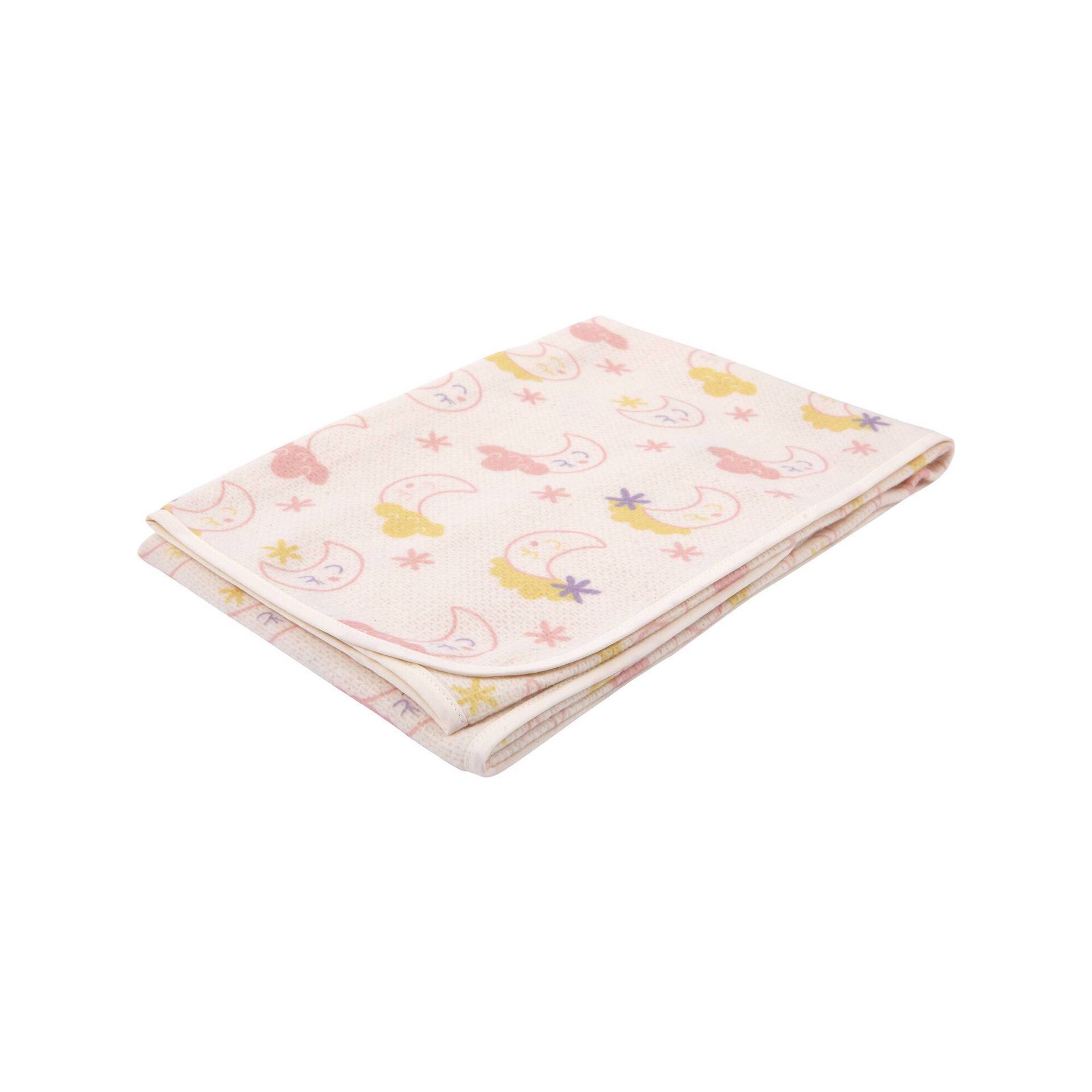 Manta Beb&eacute; Algod&atilde;o Rosa Twinko