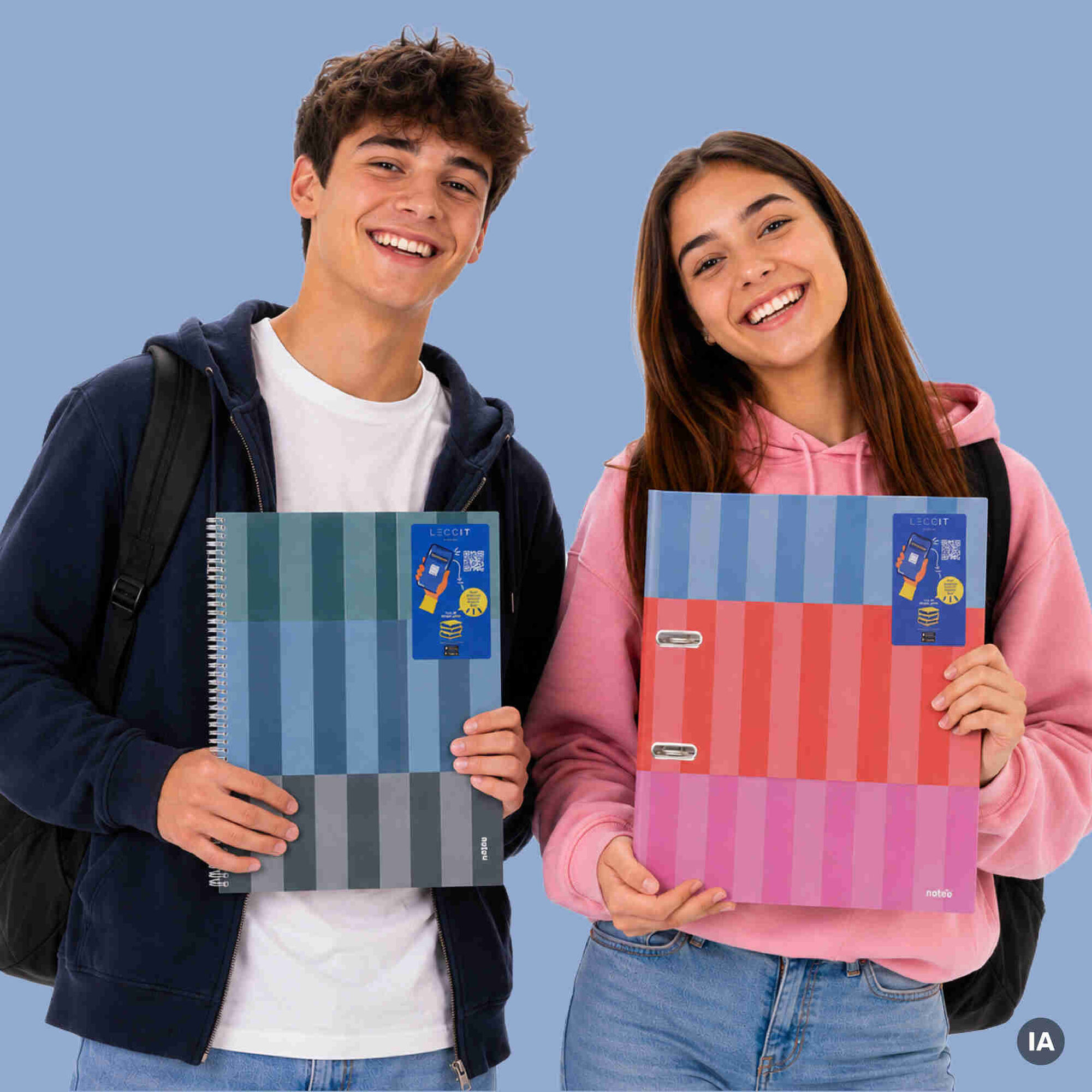 Caderno Note! Espiral Capa Dura A4 Quadriculado Dynamic para App Leccit  (v&aacute;rias cores)
