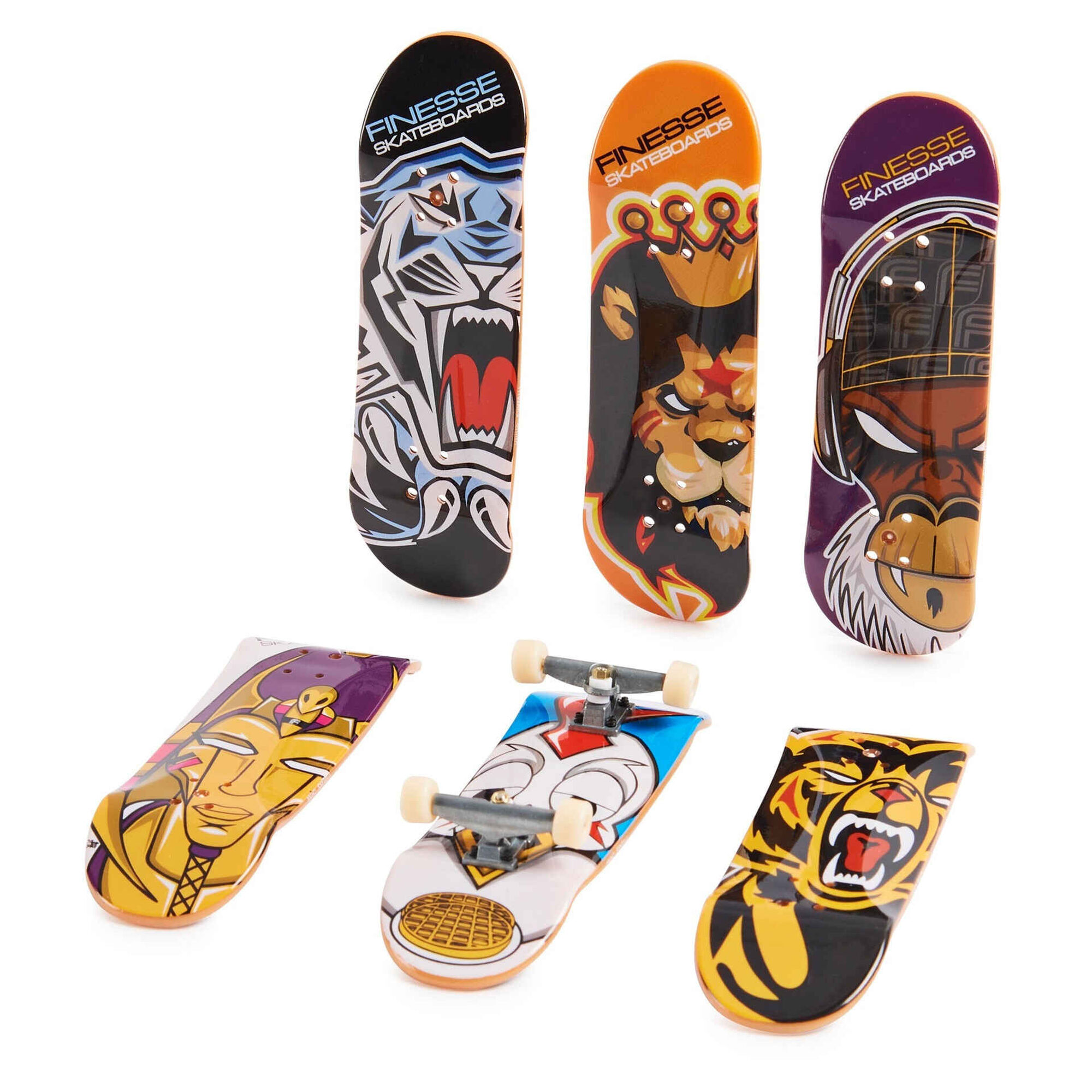 Bónus Pack 6 Skates Tech Deck (vários modelos)