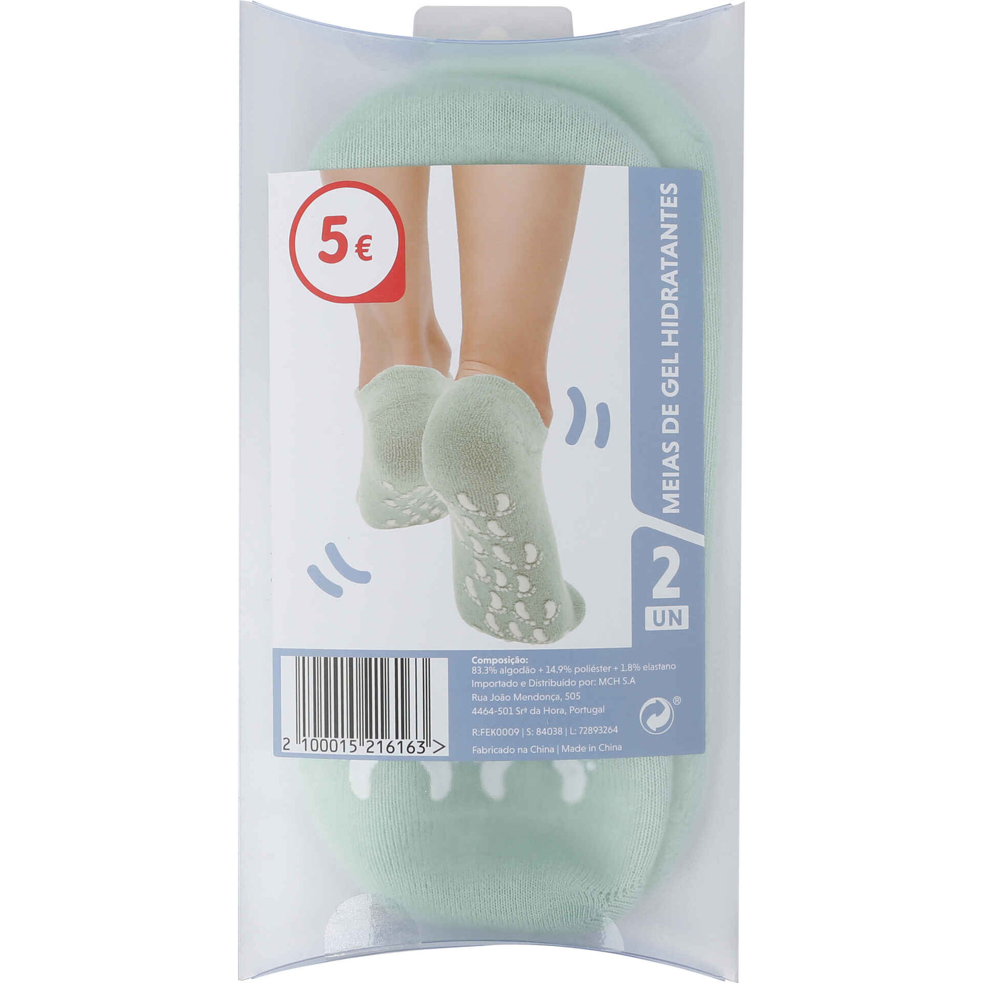 Meias de Gel Hidratantes Bazar&atilde;o