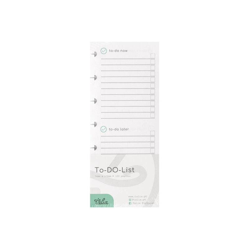 Bloco Smart To Do List Talia