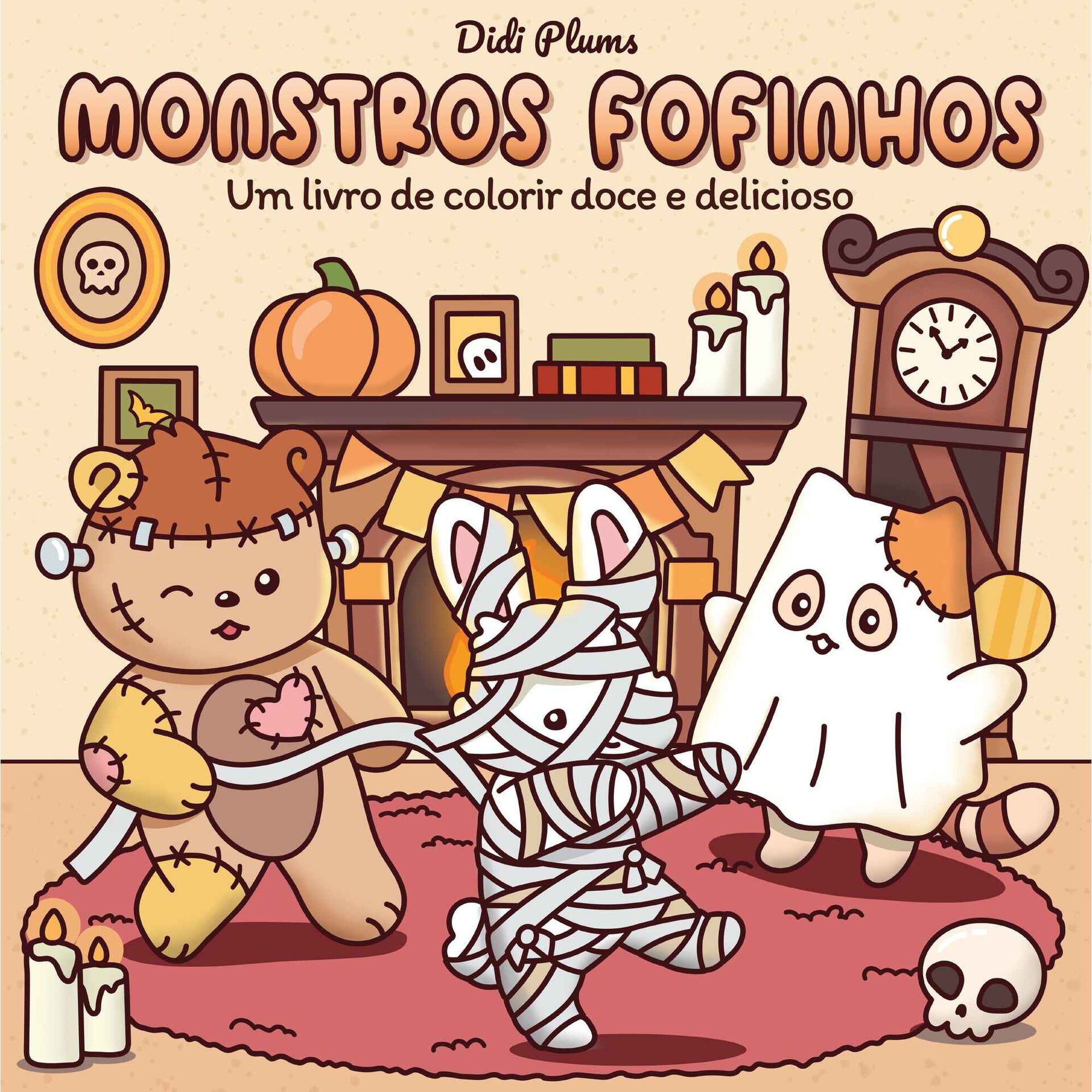 Monstros Fofinhos (Livro de Colorir)