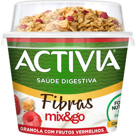 Iogurte Bifidus Granola com Frutos Vermelhos Activia Danone