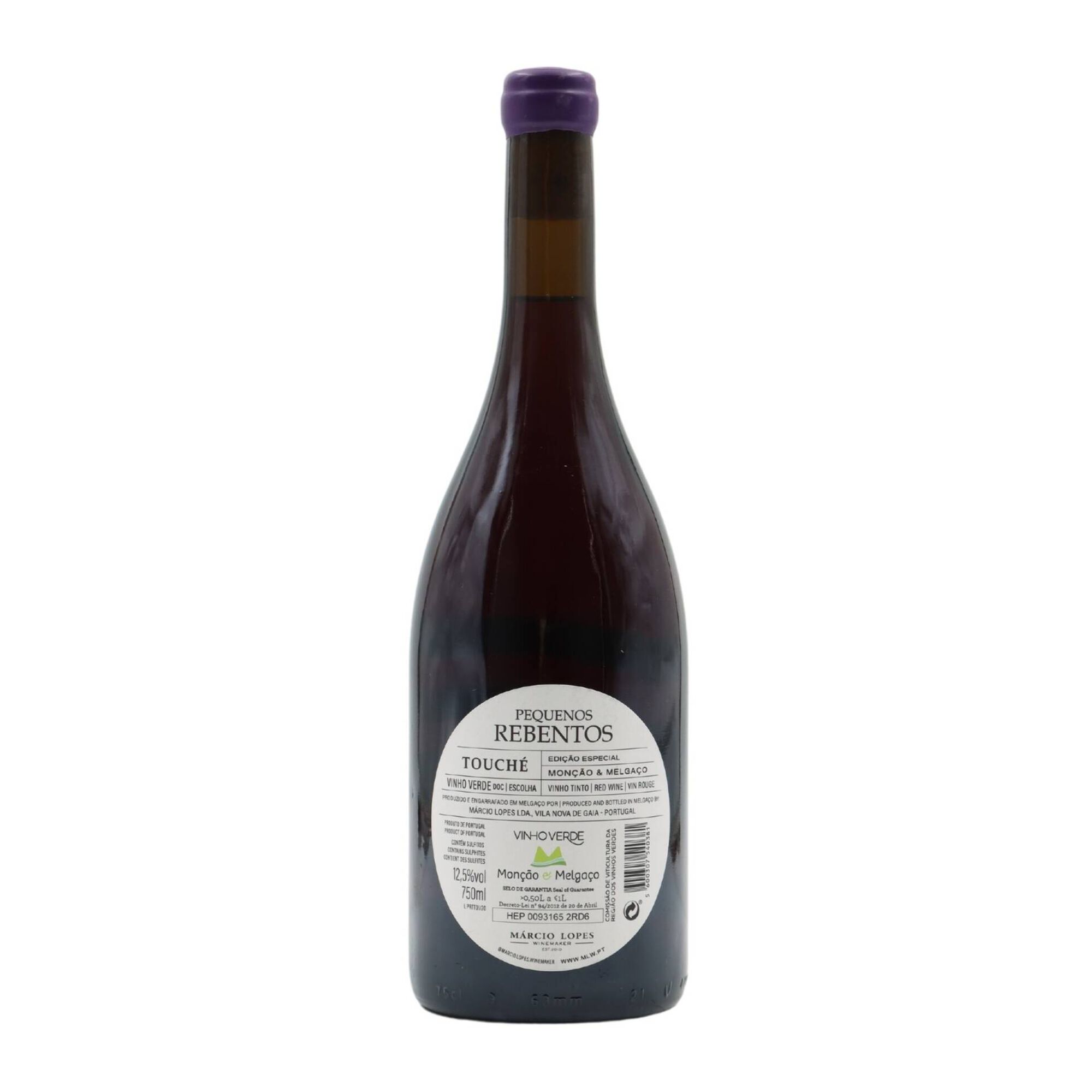 M&aacute;rcio Lopes Touch&eacute; Vinho Verde Tinto
