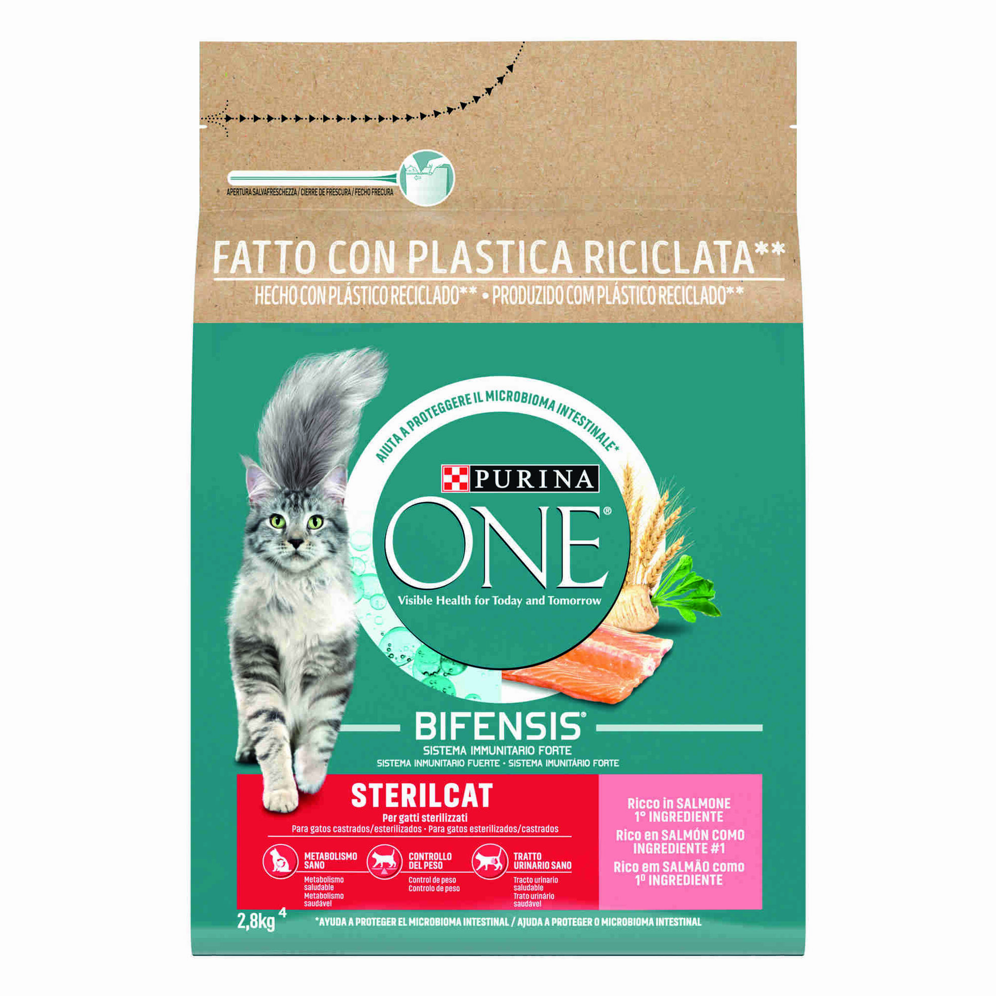 Ra&ccedil;&atilde;o para Gato Adulto Esterilizado Salm&atilde;o Purina One