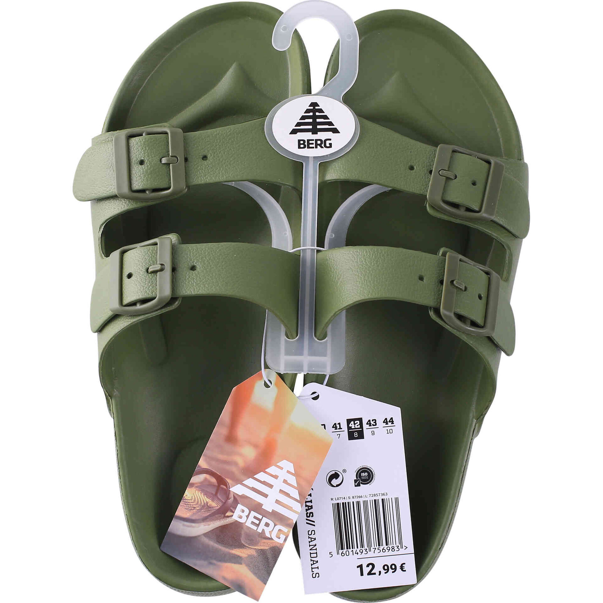 Sandálias  Homem Verde  43