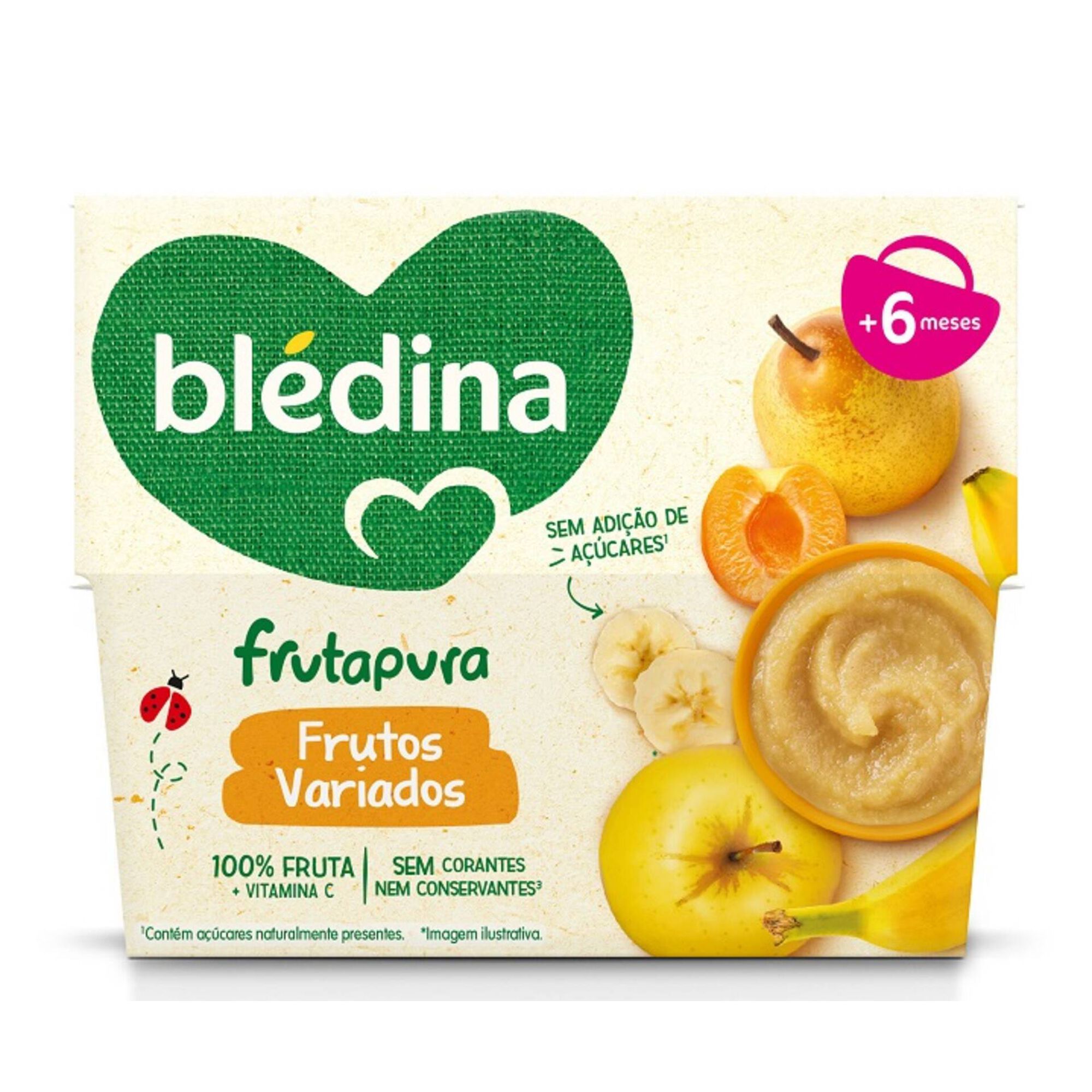 Puré de Fruta Frutos Variados +6M
