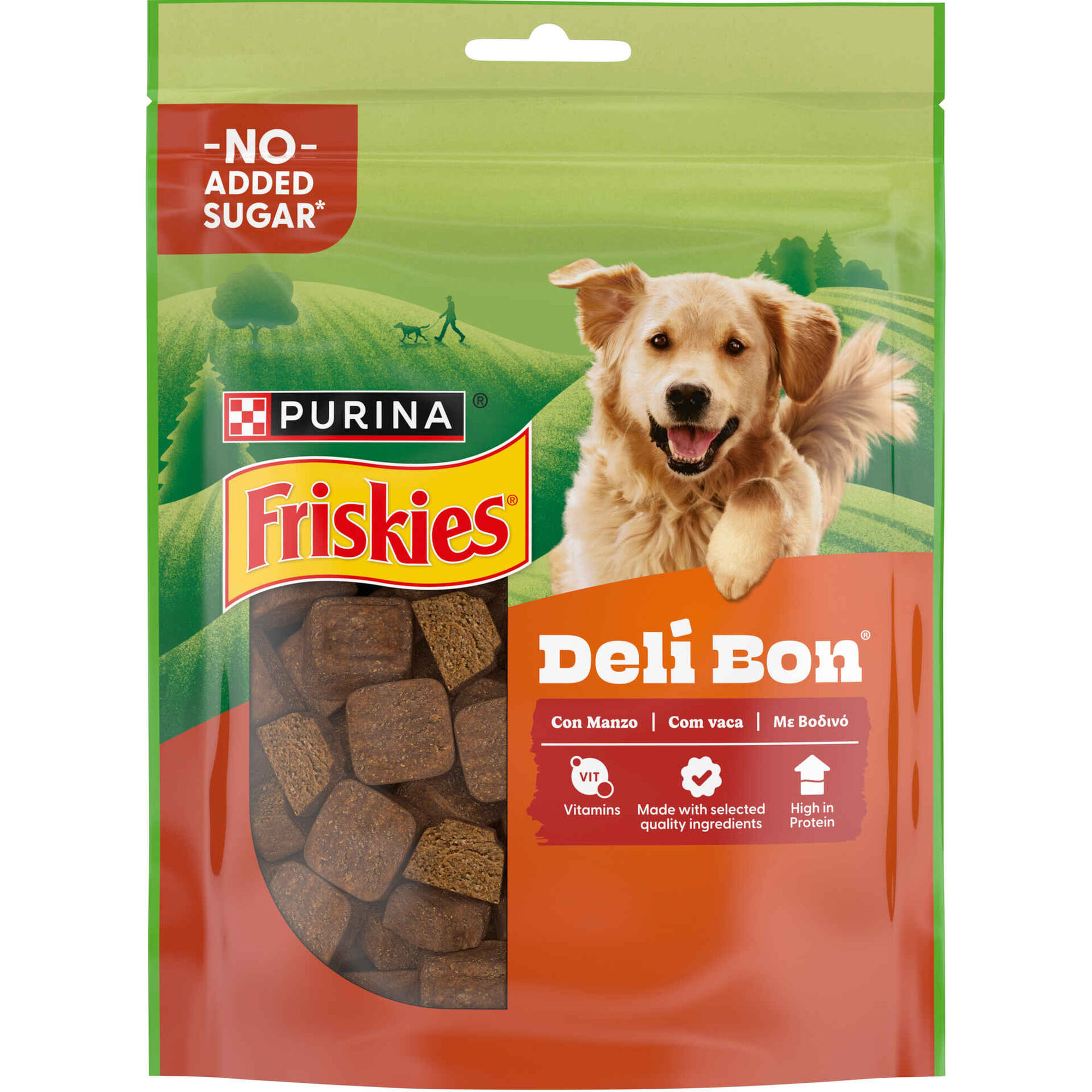 Snack para C&atilde;o Adulto Delibon Vaca Purina Friskies