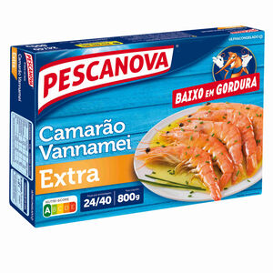 Camarão Vannamei 24/40 Ultracongelado Pescanova