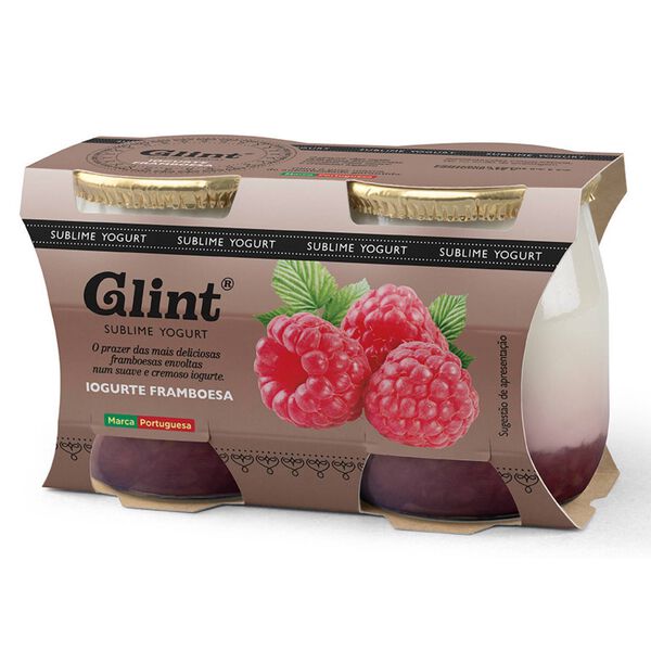 Iogurte Cremoso Pedaços Framboesa Glint