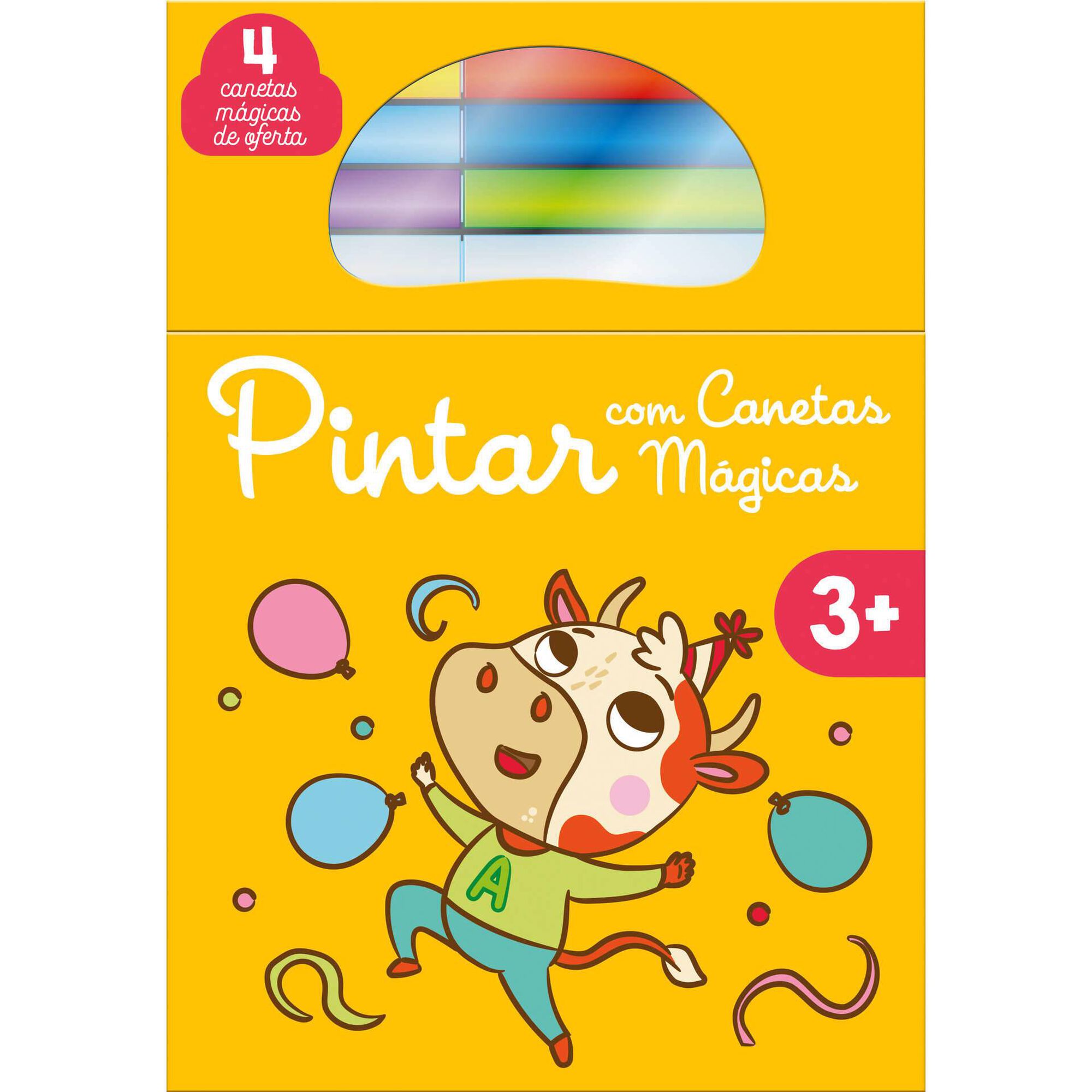Pintar com Canetas Mágicas - Amarelo 3+