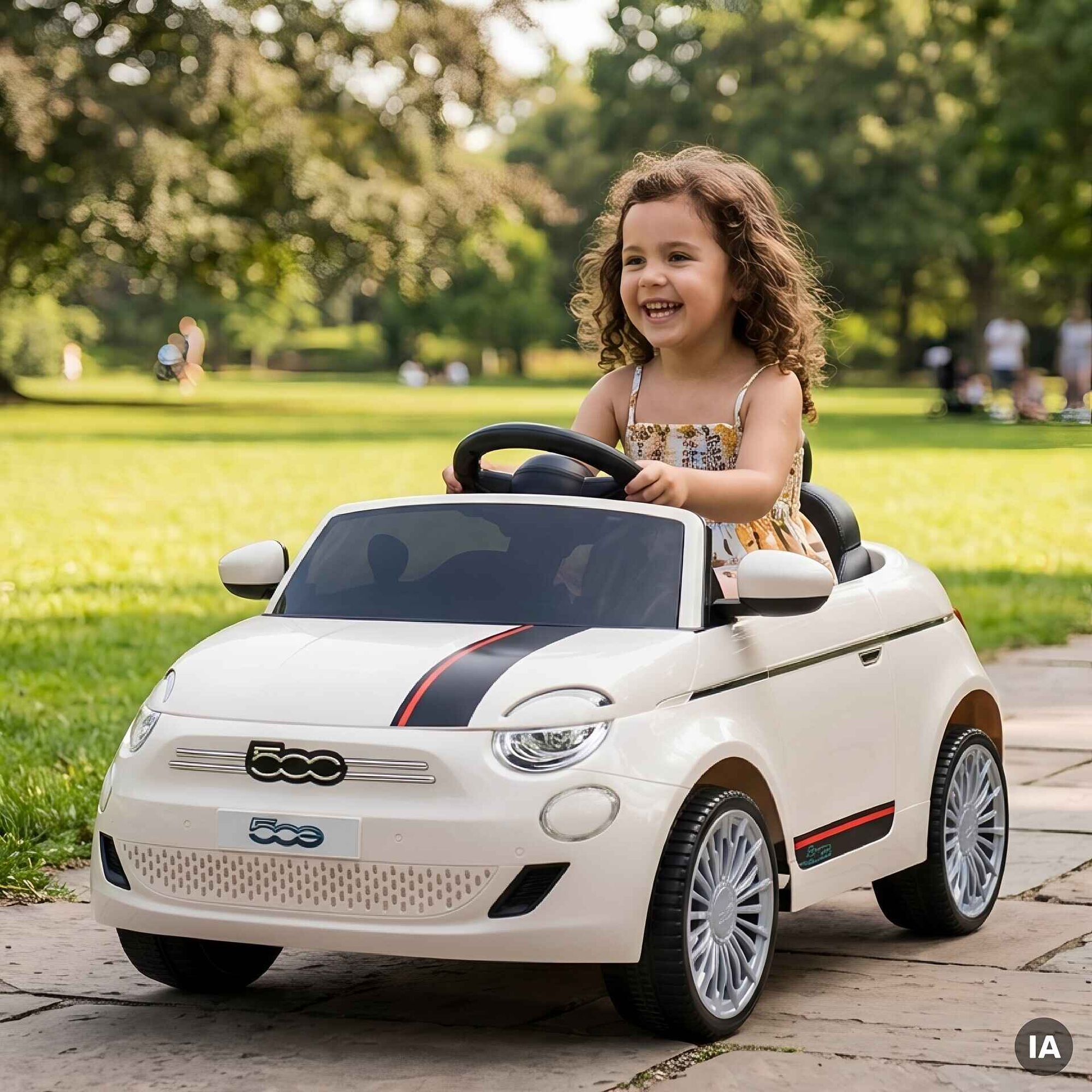 Zoko - Carro El&eacute;trico Fiat 500 6V (v&aacute;rias cores)