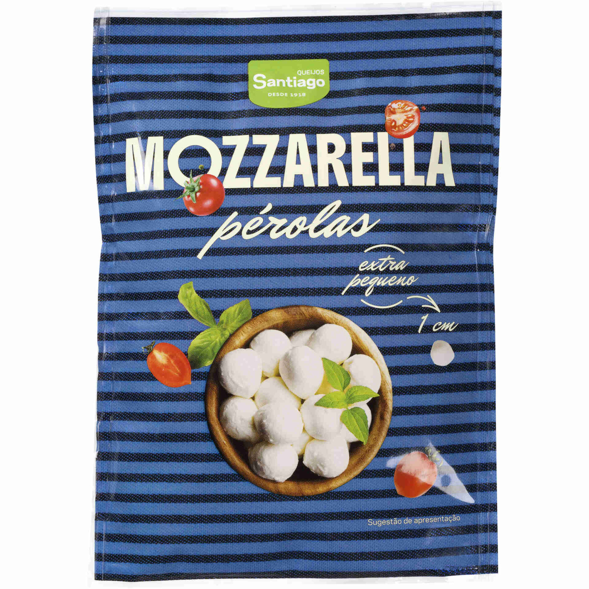 Queijo Mozzarela P&eacute;rolas Santiago