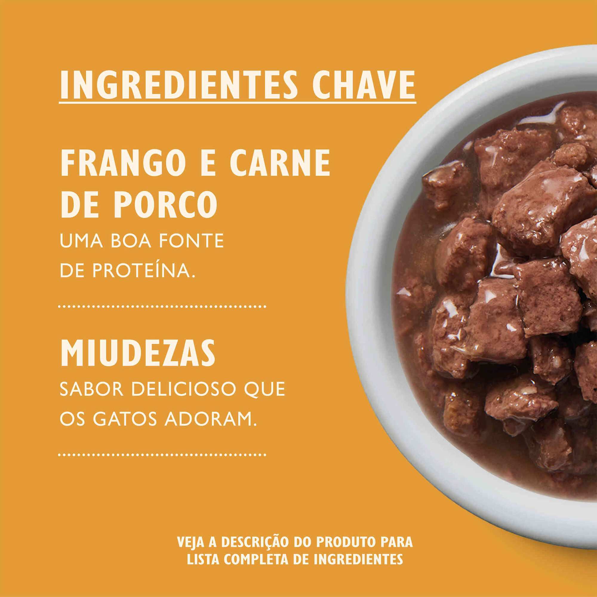 Comida H&uacute;mida para Gato Adulto Tasty Cuts Frango Lily's Kitchen