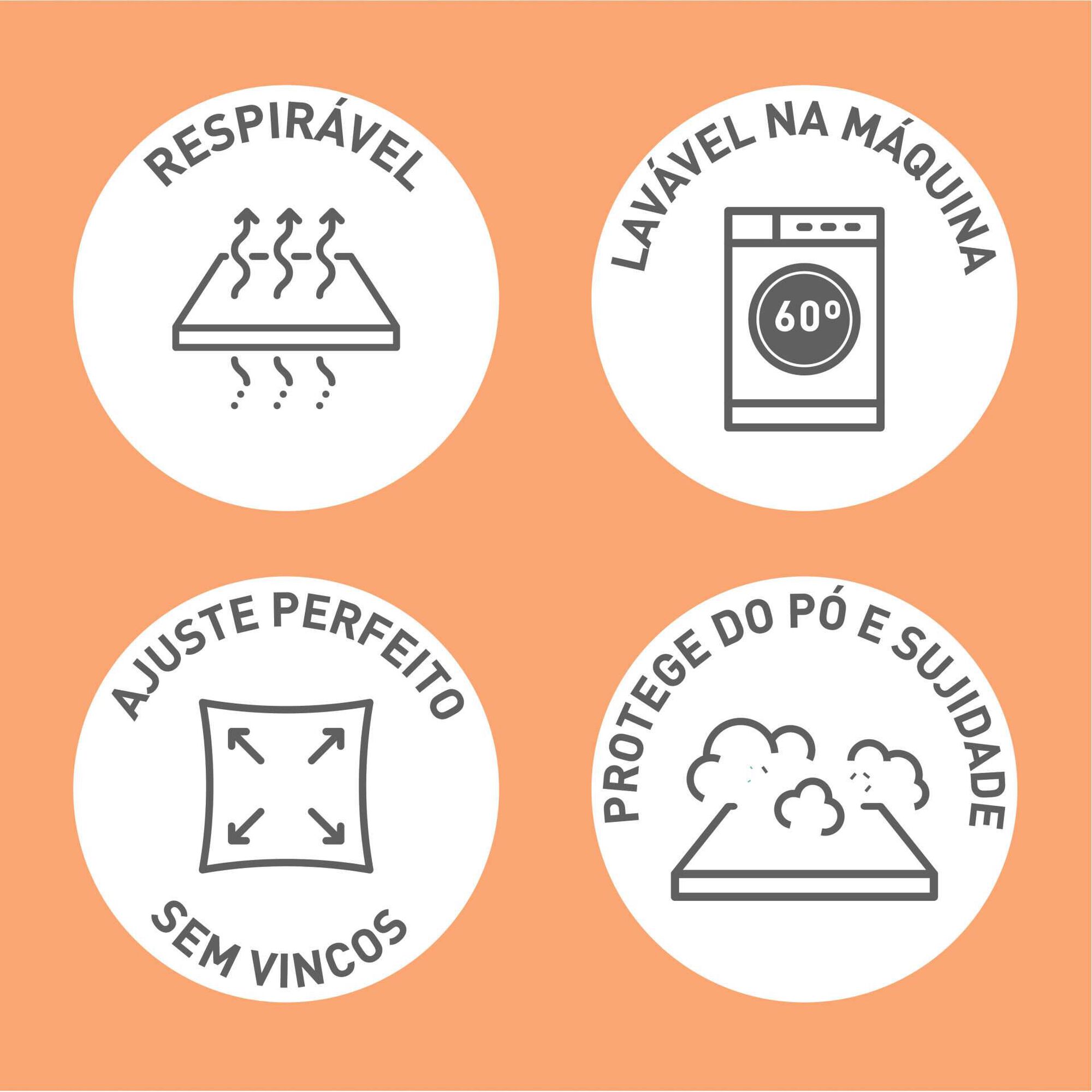 Protetor de Colch&atilde;o Imperme&aacute;vel e Respir&aacute;vel Extra Acolchoado Kasa